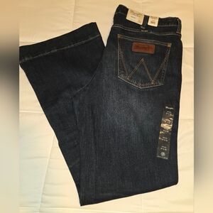 Wrangler Retro Bailey High Rise Wide Leg Trouser Jeans Size 31/32
